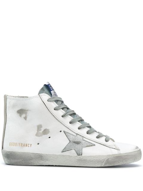 Golden Goose Zapatillas Altas Francy - Blanco