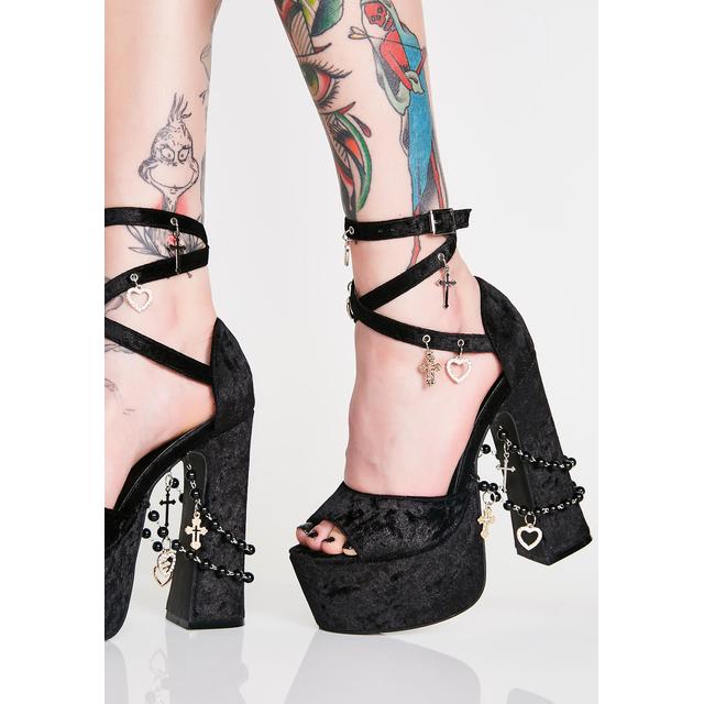 Unholy Revelation Platform Heels from Dolls Kill on 21 Buttons