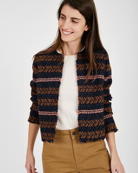 Chaqueta Jacquard Chevron