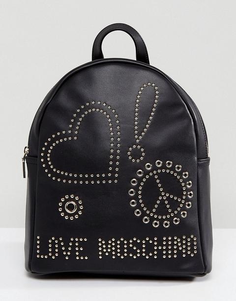 Love Moschino - Zaino Con Borchie - Nero