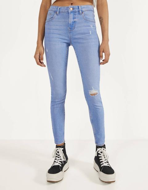 Jean Skinny Taille Moyenne