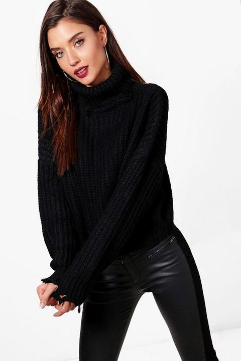 Hannah Roll Neck Oversized Jumper