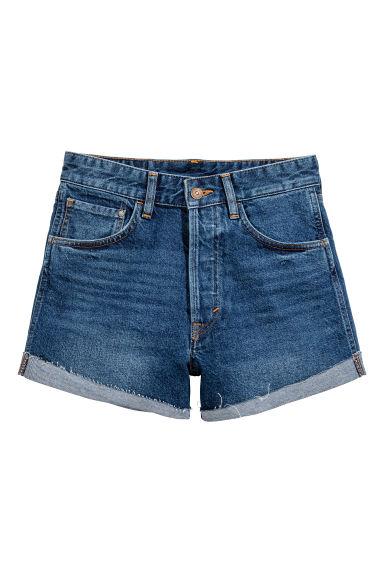 H & M - Shorts In Denim - Blu