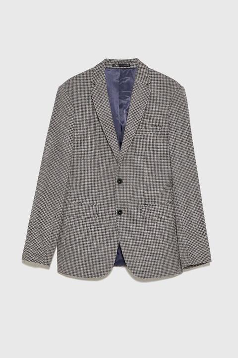 Textured Blazer