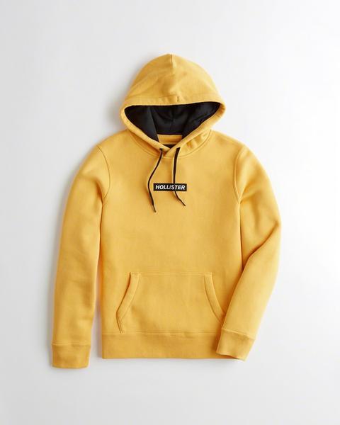 hollister yellow sweatshirt