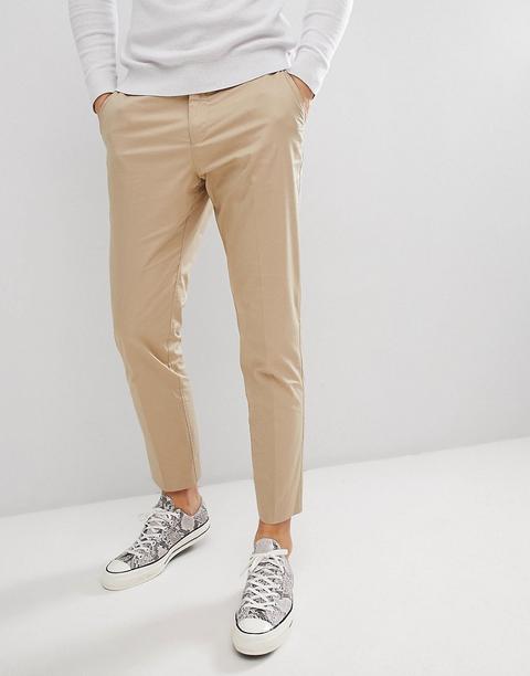 Selected Homme - Pantaloni Da Abito Slim - Beige