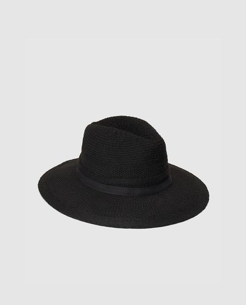 El Corte Inglés - Sombrero De Mujer En Lana Negro