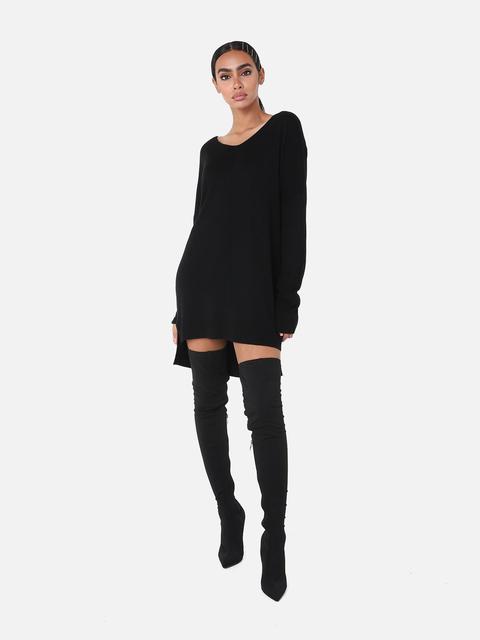 Oversize Pullover Mit V-kragen