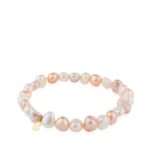 Pulsera De Oro Y Perlas Barrocas Tous Pearls