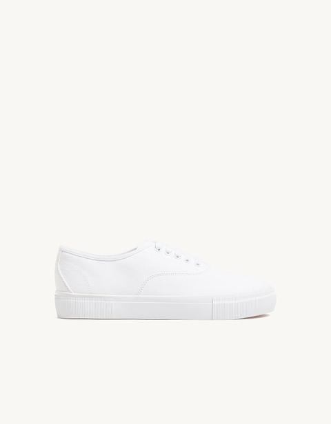 Sneaker Monocolore Bianco