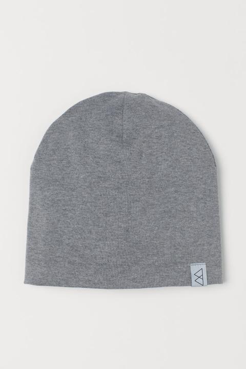 Bonnet En Jersey - Gris