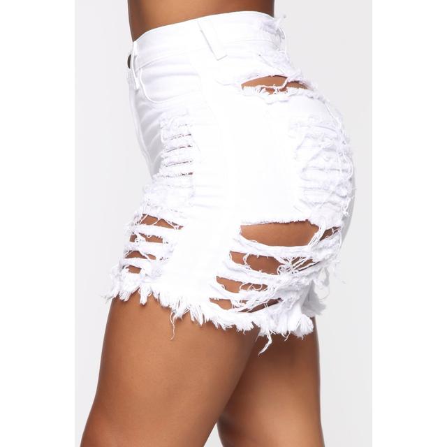 Yes Now Distressed Bermuda Shorts 