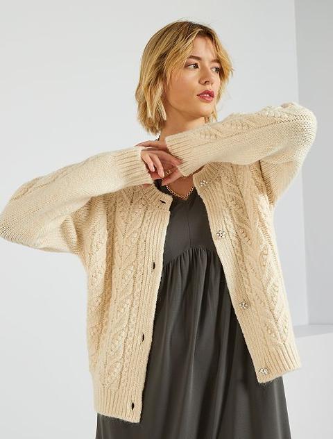 Gilet Maille Torsadée