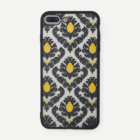 Custodia Per Iphone Con Motivo Strutturato