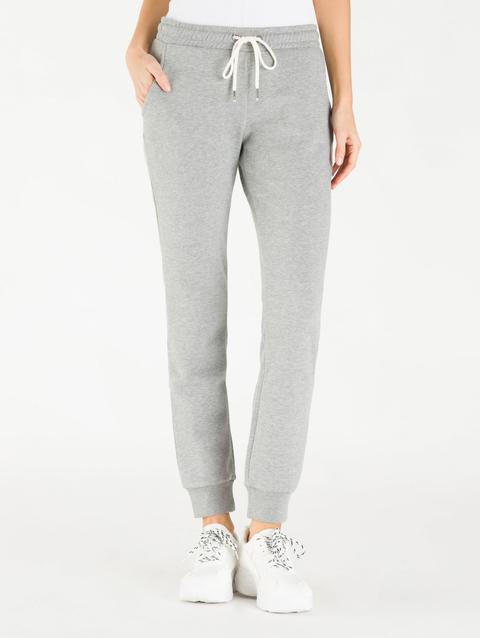 Pantalone Ginnico Jogger Grigio Medio Melange