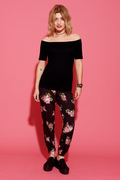 Maglia Costina Spalle Scoperte