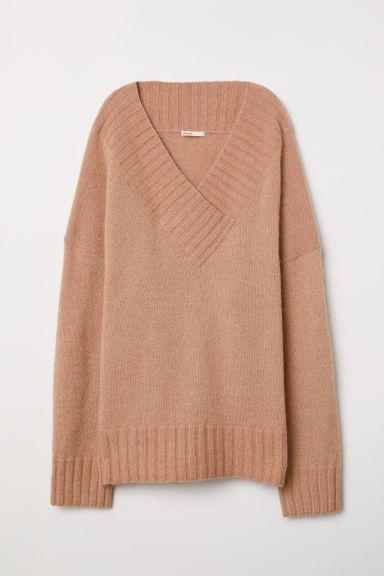 H & M - Pullover In Misto Mohair - Arancione