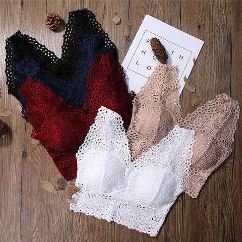 Reggiseno Top Push Up Di Pizzo