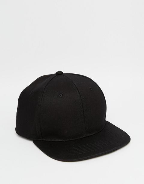 Asos Design - Cappellino Snapback Nero - Nero