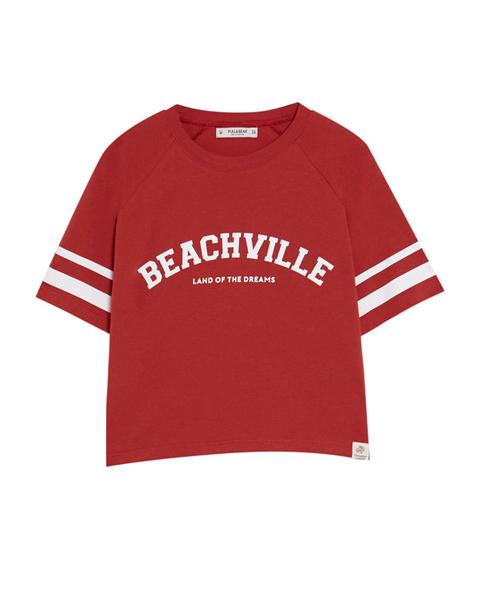 Camiseta Cropped College