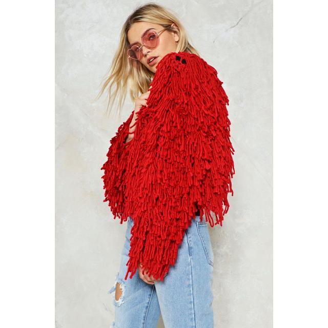bad romance shaggy cardigan