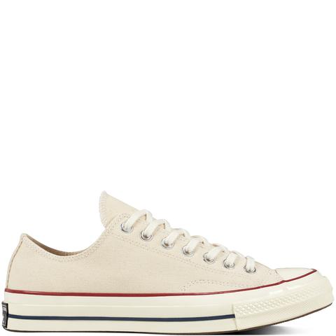 beige low top converse