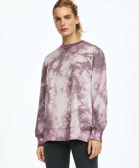 Sudadera Tie Dye Morada Algodón