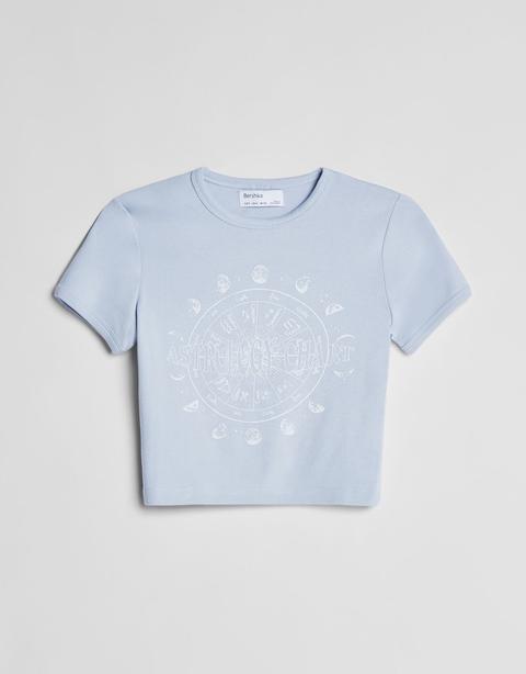 Camiseta Print Manga Corta