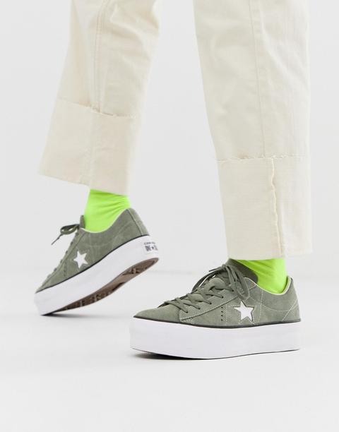 converse one star verde converse one star verde
