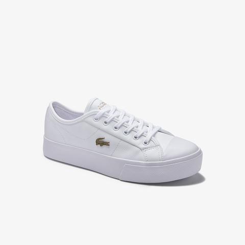 Zapatillas De Mujer Ziane Plus Grand De Piel Y Ante