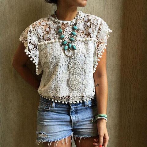 Top Casual Lace