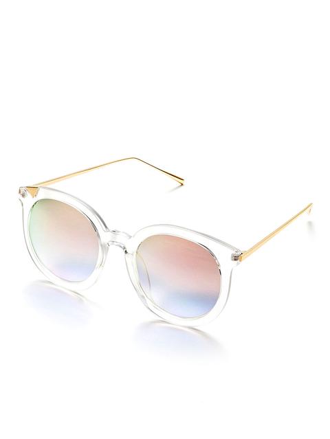 Clear Frame Rosa Lens Sunglasses