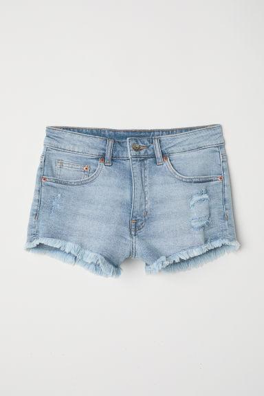 H & M - Shorts In Denim - Blu