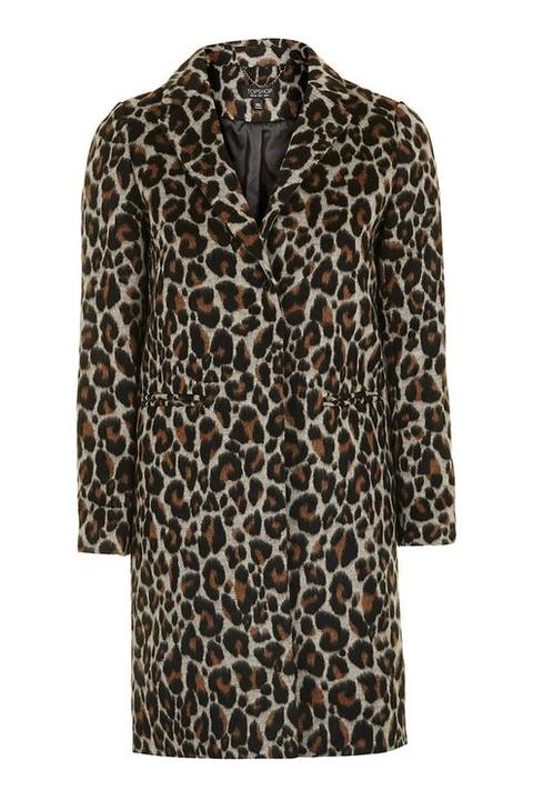 Petite Leopard Coat