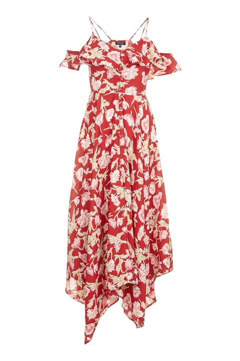 Hanky Hem Floral Dress