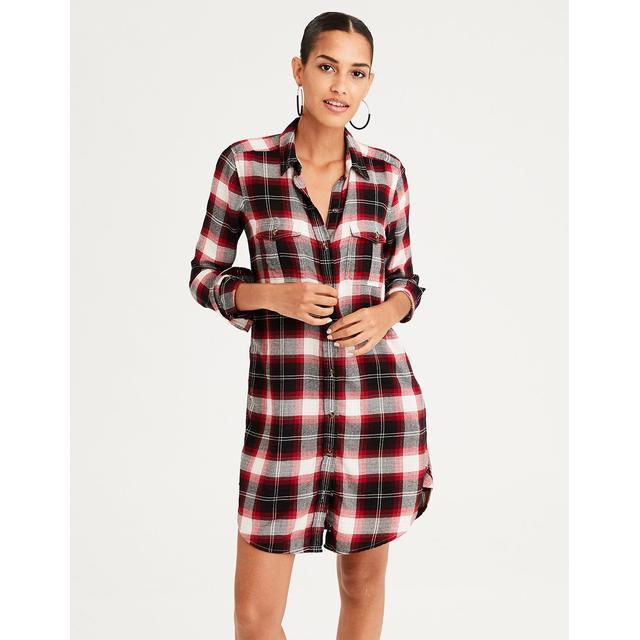 american eagle plaid dress