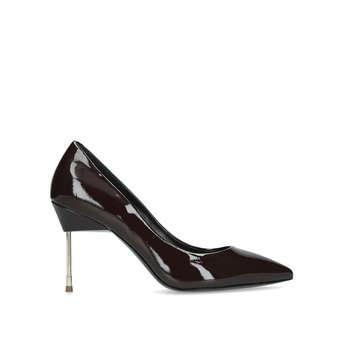 Kurt Geiger London Britton 90 - Wine Stiletto Heel Court Shoes