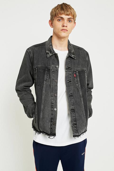 Levi's Altered Evolution Denim Trucker Jacket, Grey from Urban Outfitters  on 21 Buttons