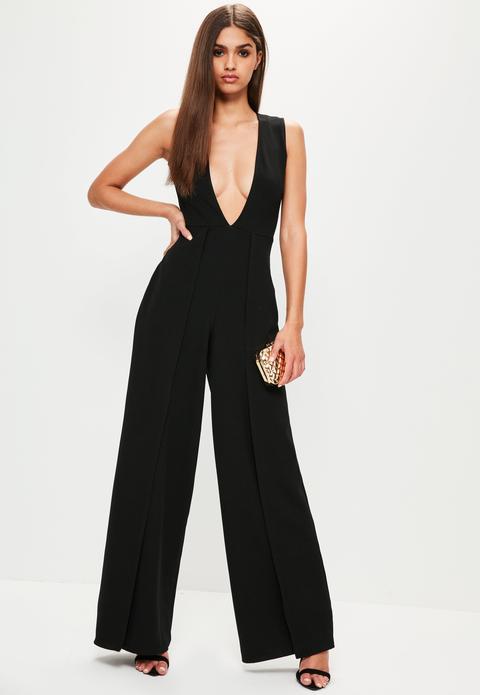 plunge jumpsuit