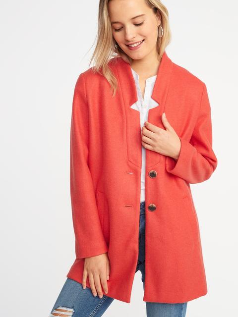 Old navy soft brushed on sale coat