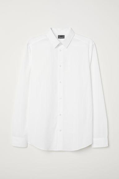 Premium Cotton Shirt - White