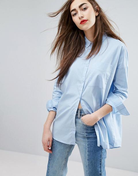 Camisa Boyfriend Extragrande De Moss Copenhagen