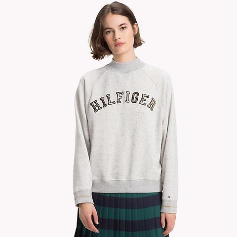 Sudadera Con Cuello Perkins Y Logo