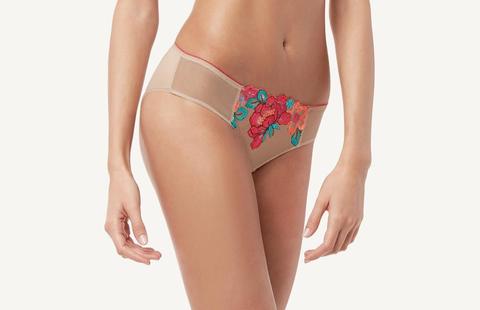 Slip Floral Embroidery