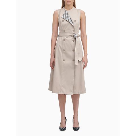 calvin klein trench dress