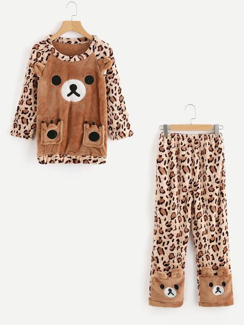 Top Pigiama Con Pantaloni Pigiama