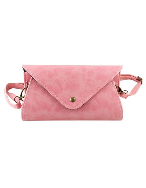 Pink Pu Leather Lady Handbag