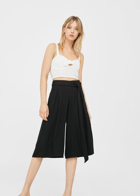 Pantalón Culotte Lazo