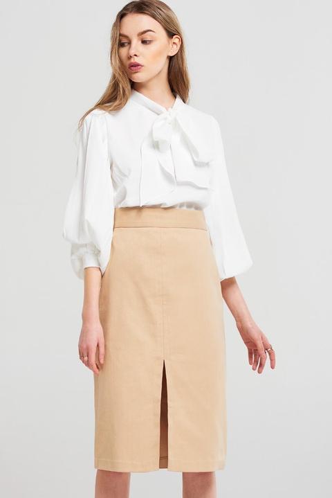 Penelope Slit Midi Skirt