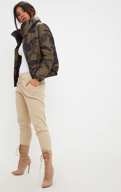 Camouflage Puffer Jacket, Camo